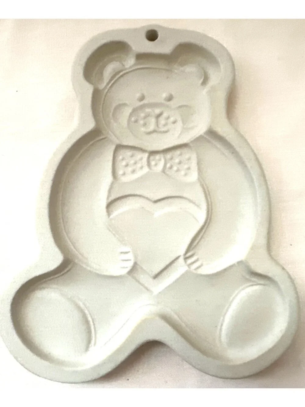 Teddy Bear Stoneware Cookie Mold Pampered Chef